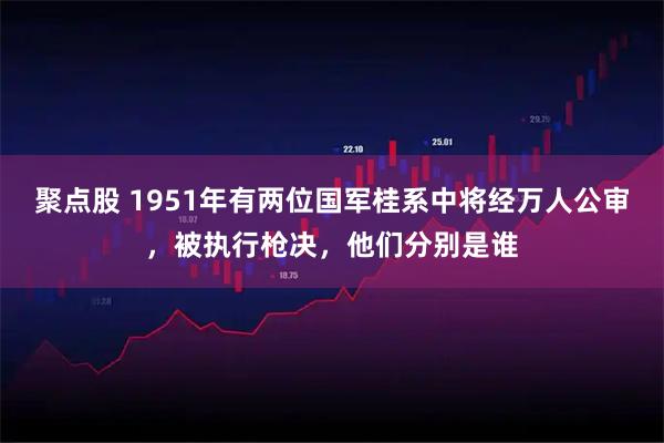 聚点股 1951年有两位国军桂系中将经万人公审，被执行枪决，他们分别是谁